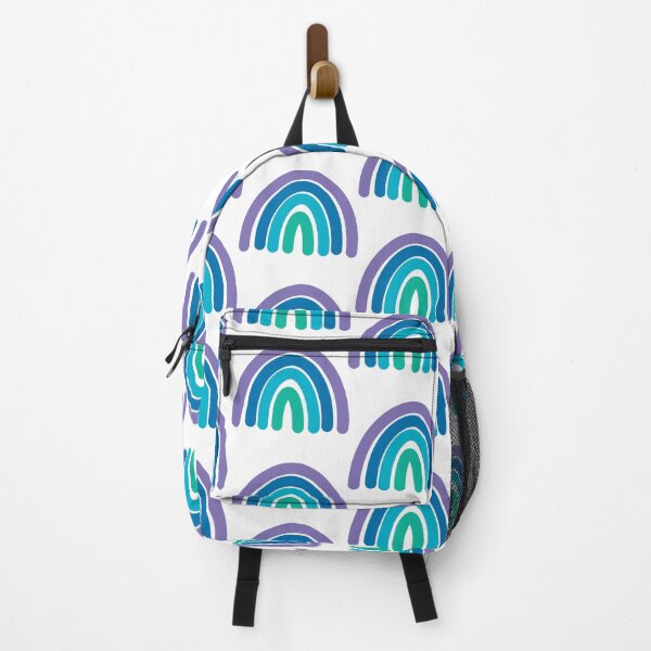 Item preview, Purple, Turquoise, Blue Rainbow sticker designed and sold by Keeley Curtis-Verdeja.