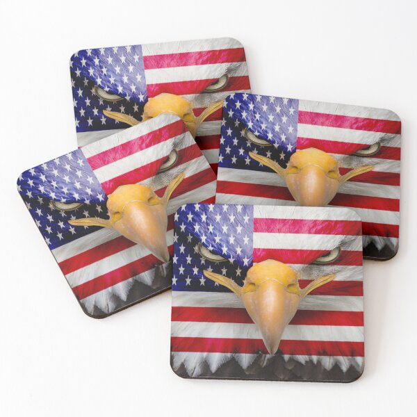 Item preview, US Eagle Art (The American flag has an image of an eagle) designed and sold by GEGSTORE.