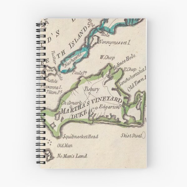 Item preview, Vintage Map of Marthas Vineyard (1814) designed and sold by BravuraMedia.