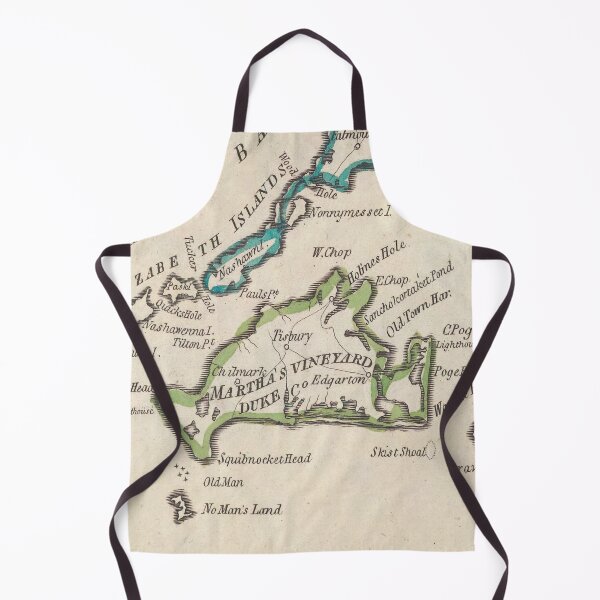 Item preview, Vintage Map of Marthas Vineyard (1814) designed and sold by BravuraMedia.