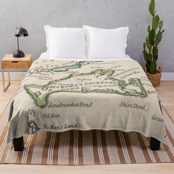 Item preview, Vintage Map of Marthas Vineyard (1814) designed and sold by BravuraMedia.