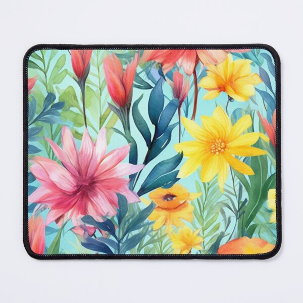 Item preview, Bright Summer Flowers Pattern designed and sold by EpicFoxArt.