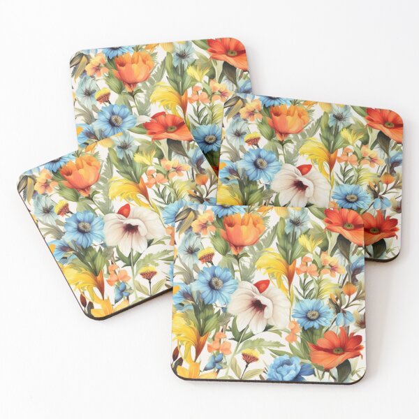 Item preview, Bright Summer Flowers Pattern 2 designed and sold by EpicFoxArt.