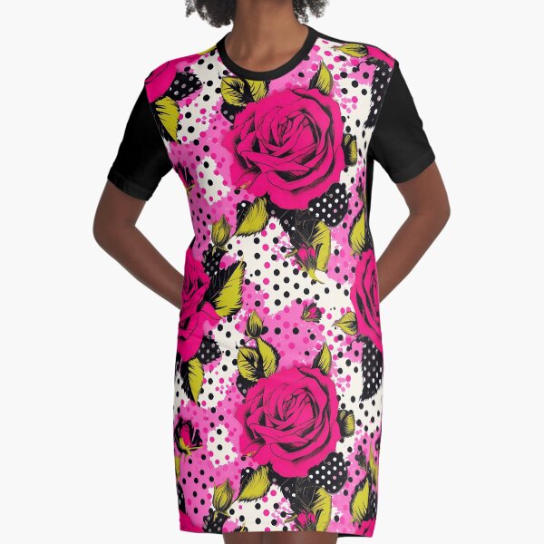 Item preview, Pink Rose Print designed and sold by MissKosmic's Shop.