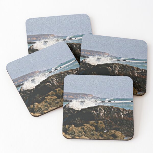 Item preview, WAVES BREAKING designed and sold by ArtbyRolleen.