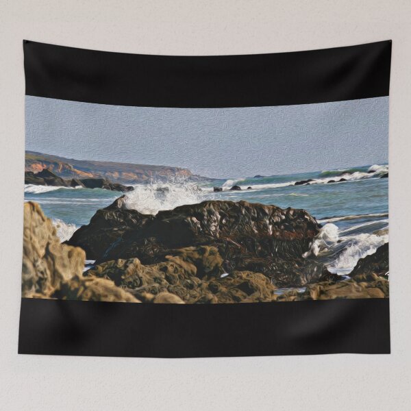 Item preview, WAVES BREAKING designed and sold by ArtbyRolleen.
