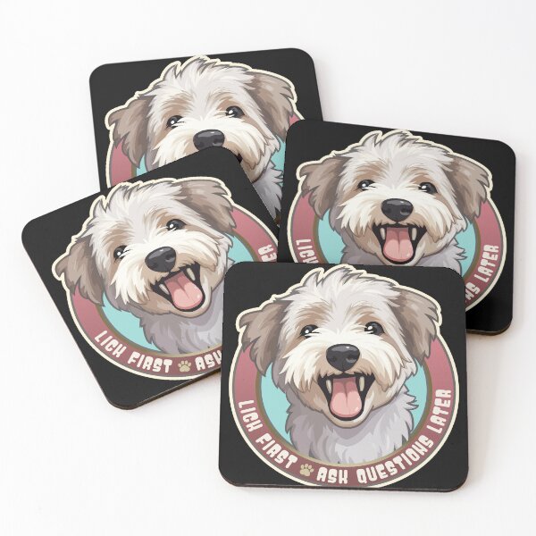 Item preview, Glen of Imaal Terrier Dog Funny Lick First, Ask Questions Later designed and sold by danielliamgill.