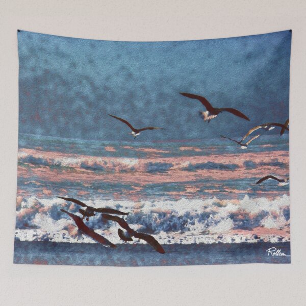 Item preview, WINGS OVER BREAKING WAVES designed and sold by ArtbyRolleen.