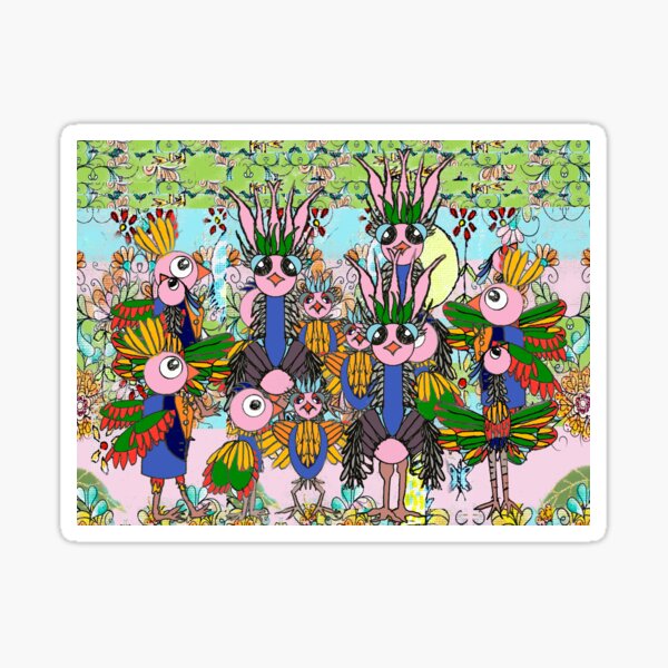 Item preview, Feathered Friends  designed and sold by Soniawithani.