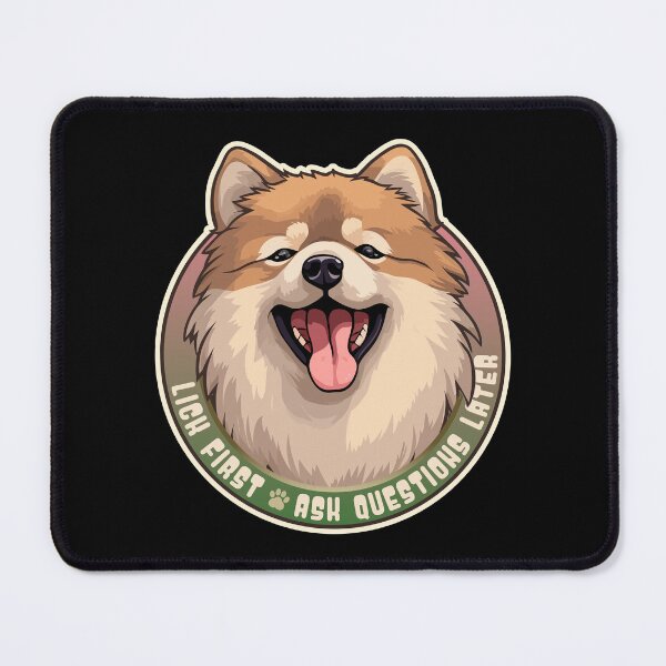 Item preview, Eurasier Dog Funny Lick First, Ask Questions Later designed and sold by danielliamgill.