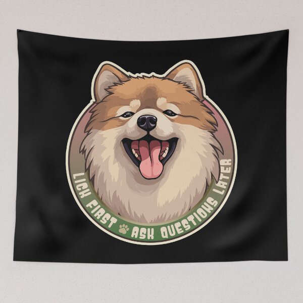 Item preview, Eurasier Dog Funny Lick First, Ask Questions Later designed and sold by danielliamgill.