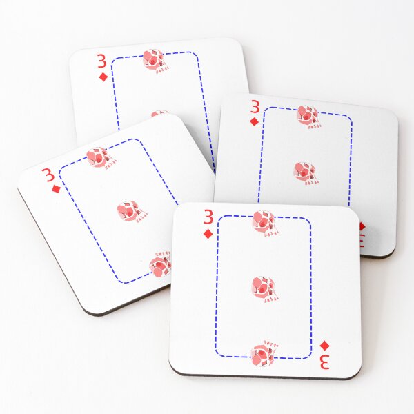 Item preview, 3 of diamonds designed and sold by m-yoga-store.