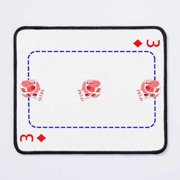 Item preview, 3 of diamonds designed and sold by m-yoga-store.