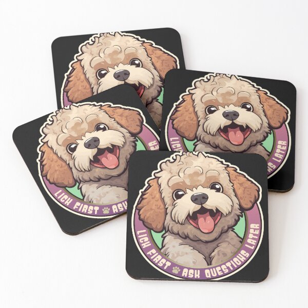 Item preview, Lagotto Romagnolo Dog Funny Lick First, Ask Questions Later designed and sold by danielliamgill.