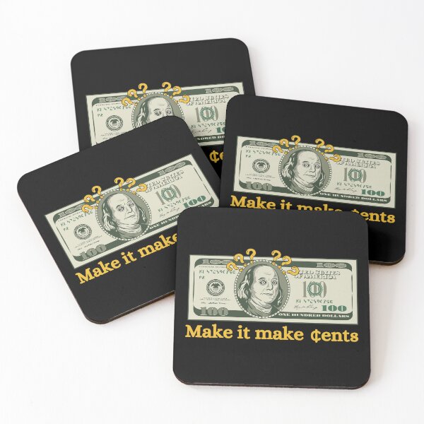 Item preview, Funny "Make it make cents" Confused Ben Franklin  designed and sold by Write-to-Rebel.