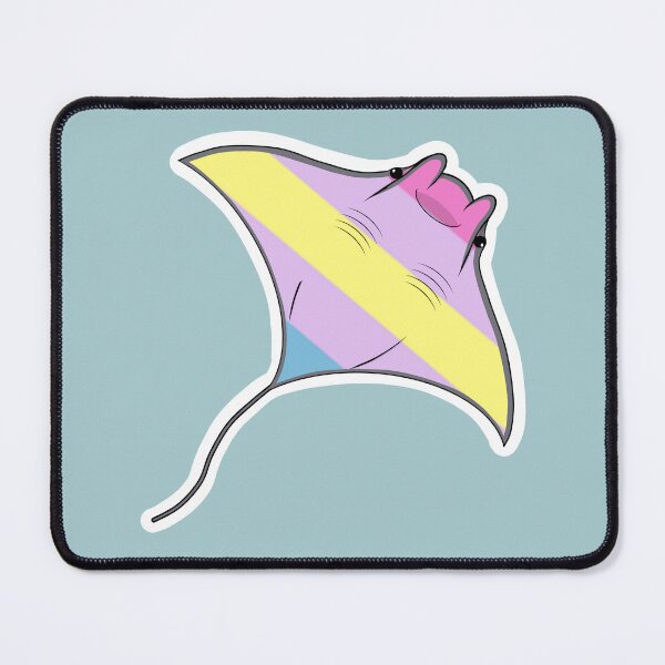 Item preview, Pride Mantaray Aparogender Flag designed and sold by perpetuallyConf.