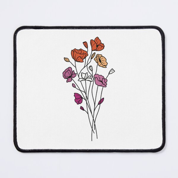 Item preview, subtle lesbian pride flowers designed and sold by couworth3.