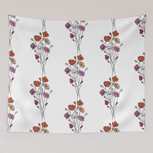 Item preview, subtle lesbian pride flowers designed and sold by couworth3.