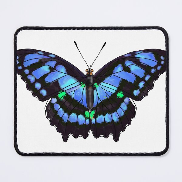 Item preview, Blue Emerald Butterfly Art designed and sold by phonglieng.