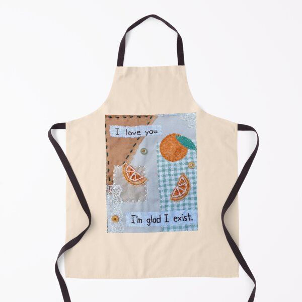 Item preview, Orange Mixed Media Collage designed and sold by CollectedCrafts.