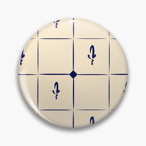 Item preview, Fluer de Tile (navy) designed and sold by TeefGape.