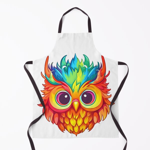 Item preview, Avian Spectrum Cute Owl head designed and sold by aigcx.