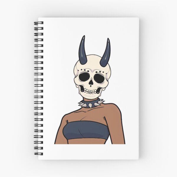 Item preview, skeleton head of girl t shirt designed and sold by HelloWorldRei.