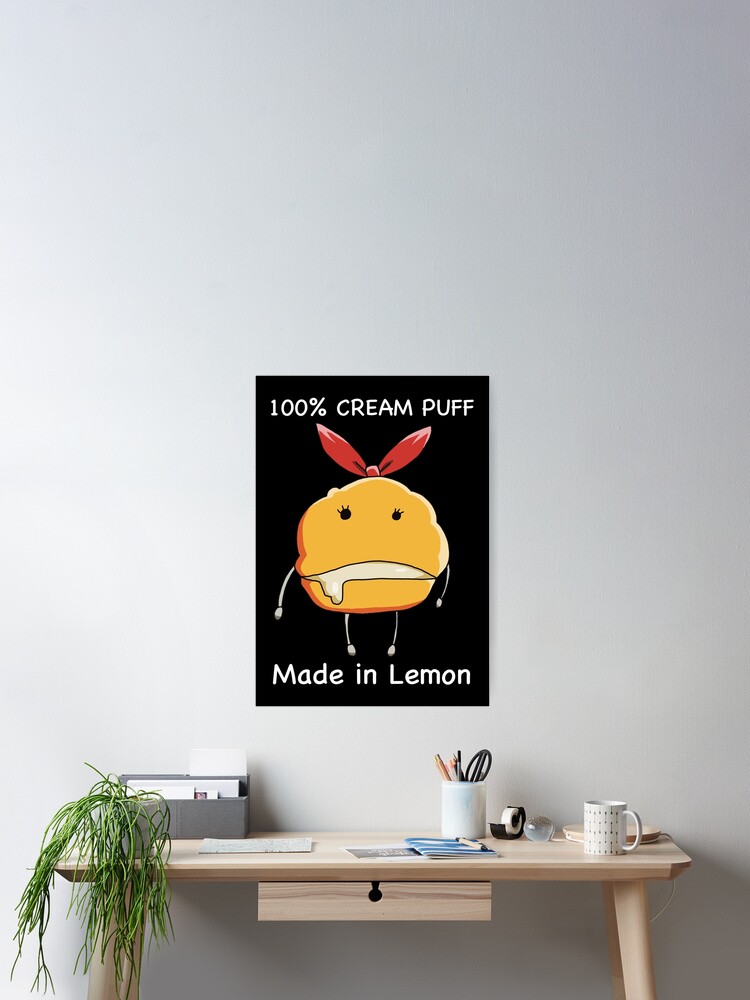 Mashle Anime Lemon Irvine Cream Puff Lucky Charm given to Mash