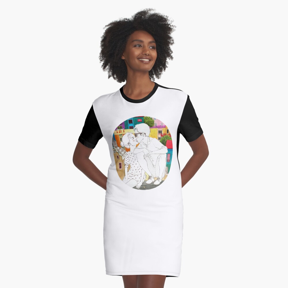 Item preview, Graphic T-Shirt Dress designed and sold by rebekkaivacson.