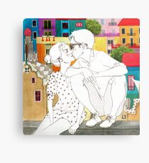 Barcelona Love Metal Print