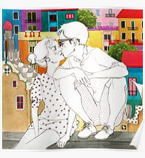 Barcelona Love Poster