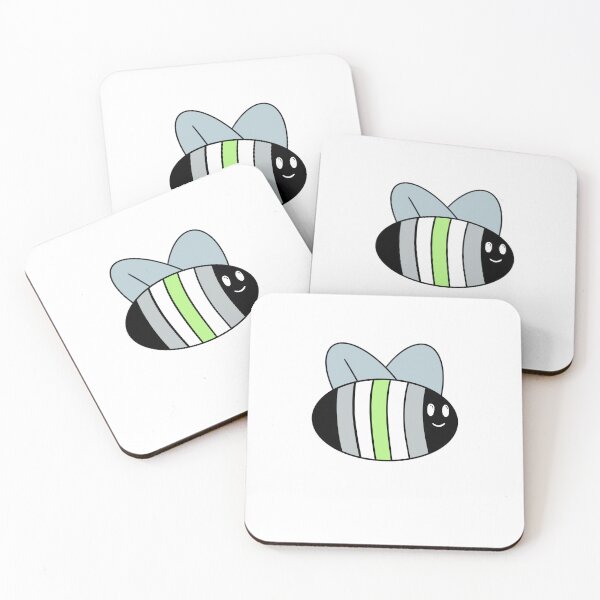 Item preview, Agender flag bee designed and sold by bookwoof.
