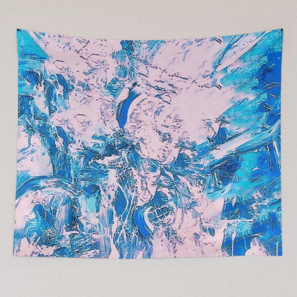 Item preview, Oceanic Brushstrokes (blue and white) designed and sold by GAP90.