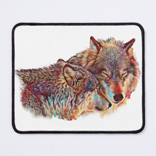 Item preview, Two Wolves Showing Affection designed and sold by agross521.