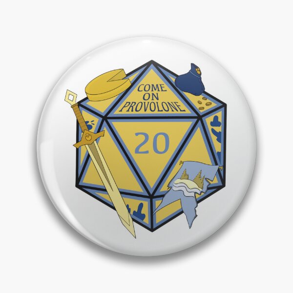 Item preview, Colin Provolone D20 designed and sold by citrinecreates.