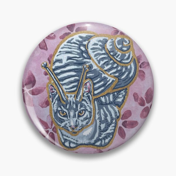 Item preview, Grey Tabby Cat Snail designed and sold by RaLiz.