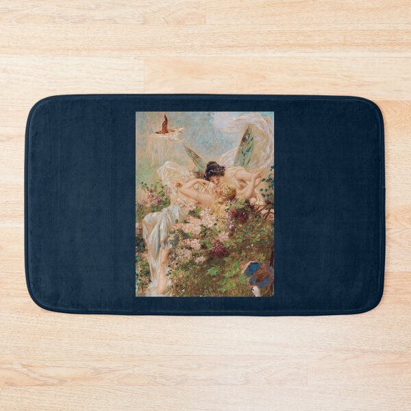 Item preview, Two Fairies Embracing in a Landscape designed and sold by miccoby4.