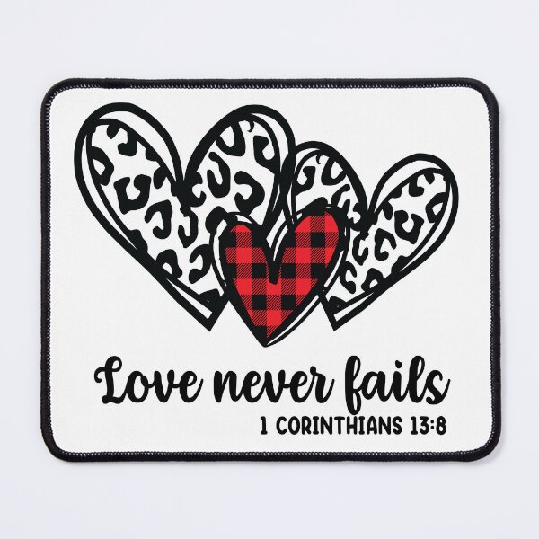 Item preview, Love Never Fails 1 Corinthians 13:8 designed and sold by simmoredsign.