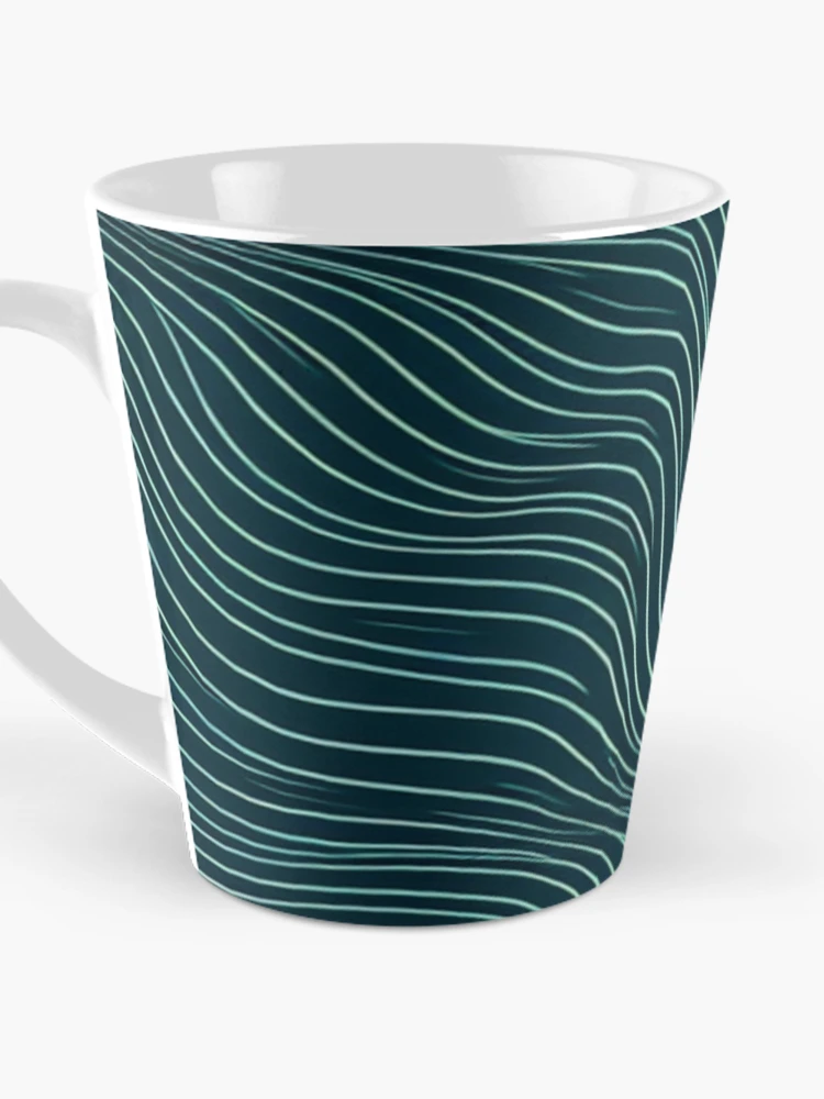 Thumbnail 3 of 4, Coffee Mug, Abstract Waves designed and sold by InfinityPattern.