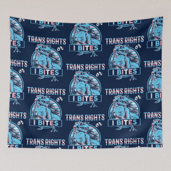 Item preview, Trans Rights or I Bites, Tyrannosaurus, Trex designed and sold by miccoby4.