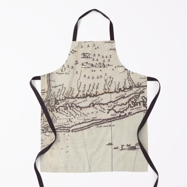Item preview, Vintage Map of Long Island NY (1685) designed and sold by BravuraMedia.