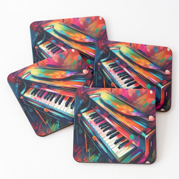 Item preview, Abstract piano digital print designed and sold by AWSai-4.