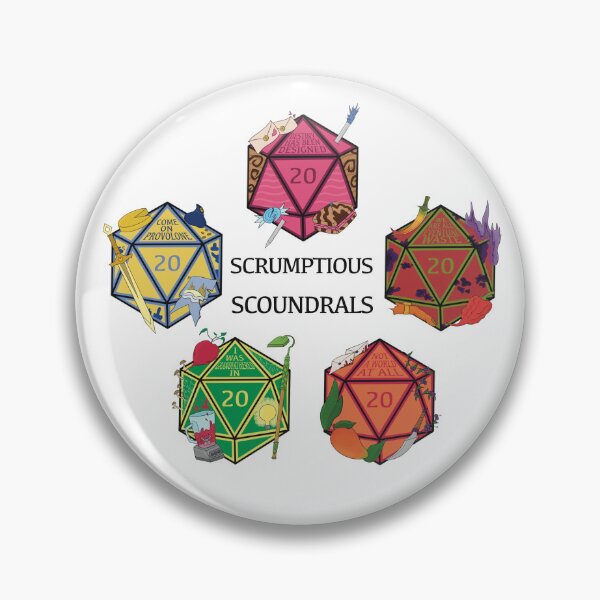 Item preview, The Ravening War Scruptious Scoundrals Dice Set designed and sold by citrinecreates.