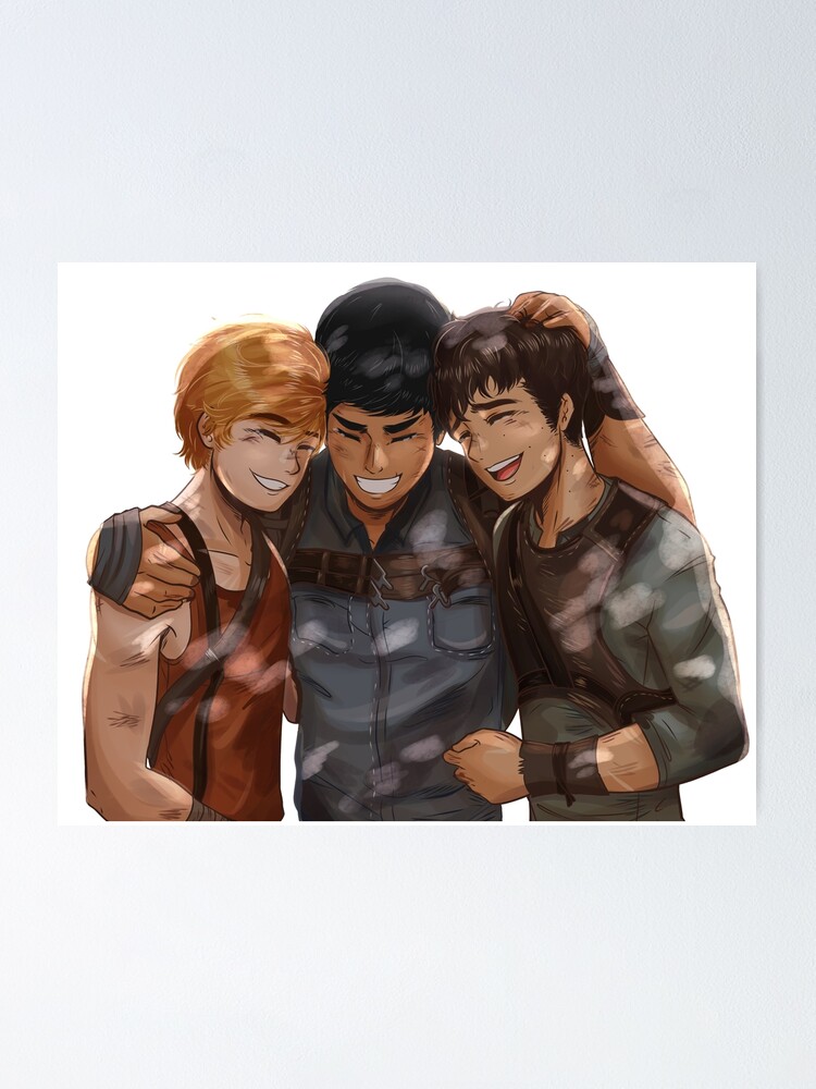 Newt Minho And Thomas Poster By Allarica Redbubble