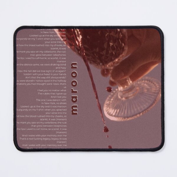 Item preview, Maroon Poster Midnights designed and sold by jnnavas.