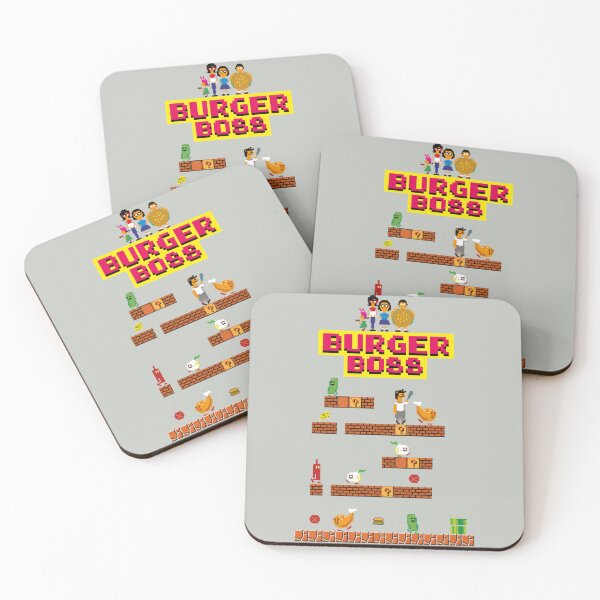 Item preview, Burger Boss pixel art designed and sold by AngelynAllai.