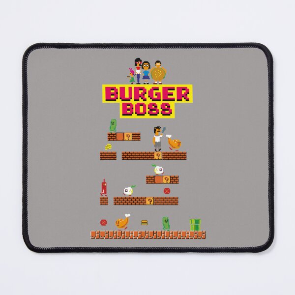 Item preview, Burger Boss pixel art designed and sold by AngelynAllai.