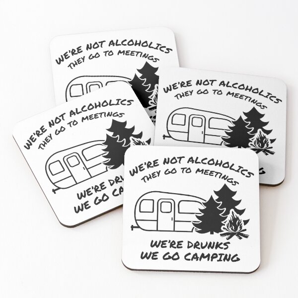 Item preview, We're Not Alcoholics They Go To Meetings designed and sold by simmoredsign.