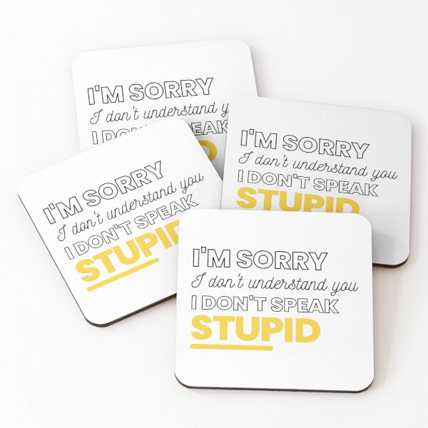 Item preview, Speak Stupid Funny Communication Dumb People Sarcastic Fun designed and sold by Articulate.