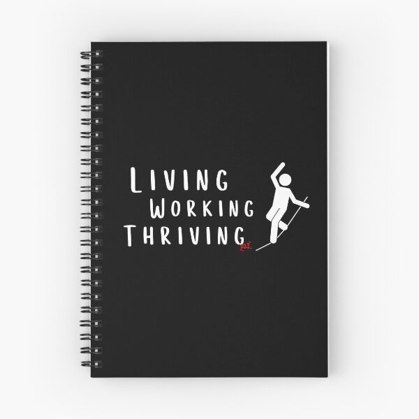 Item preview, Living, Working, Thriving (dark) / RoYuMi designed and sold by royumi.
